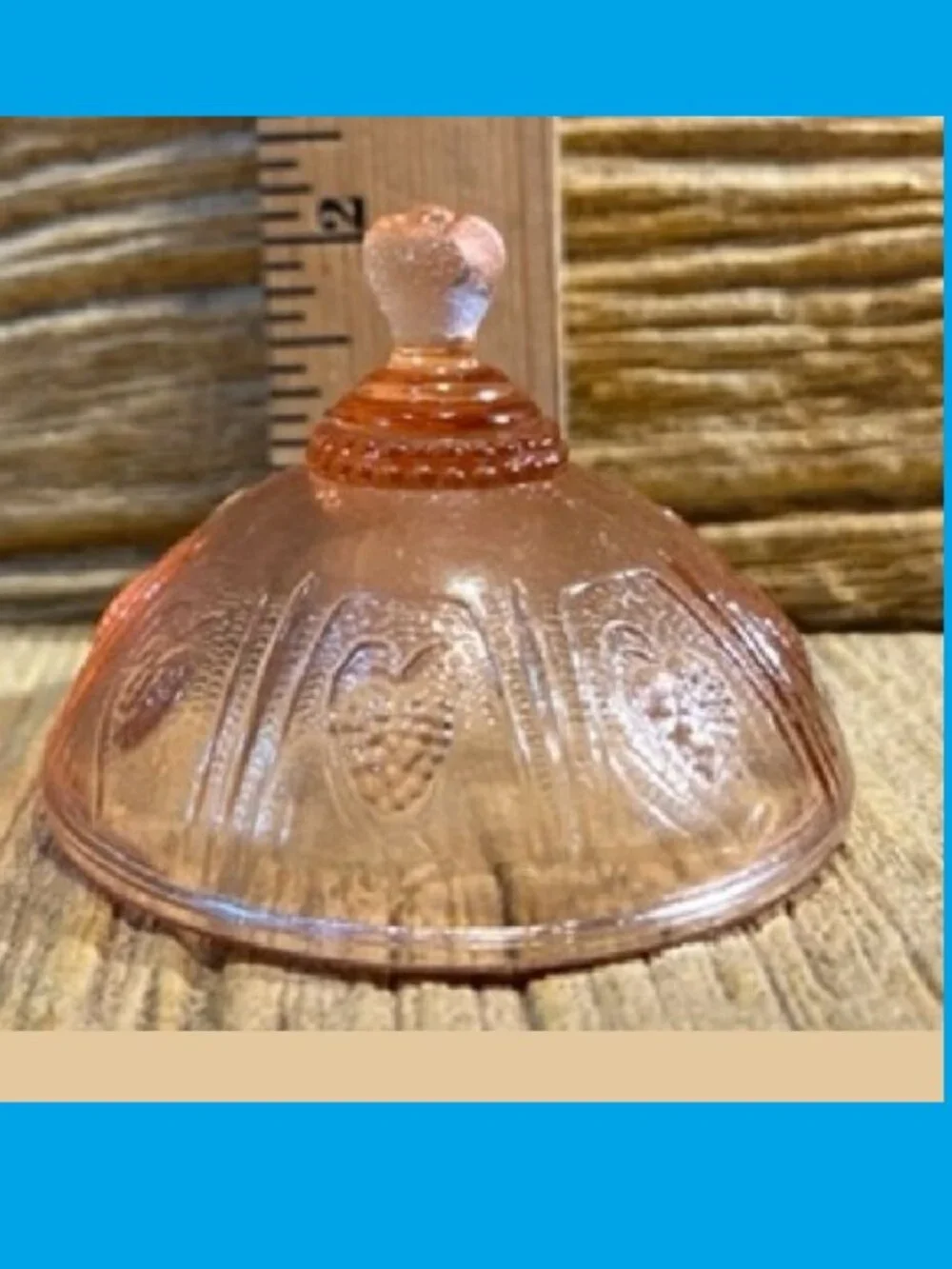 Mini Pink Strawberry Dish with Domed Lid 16114